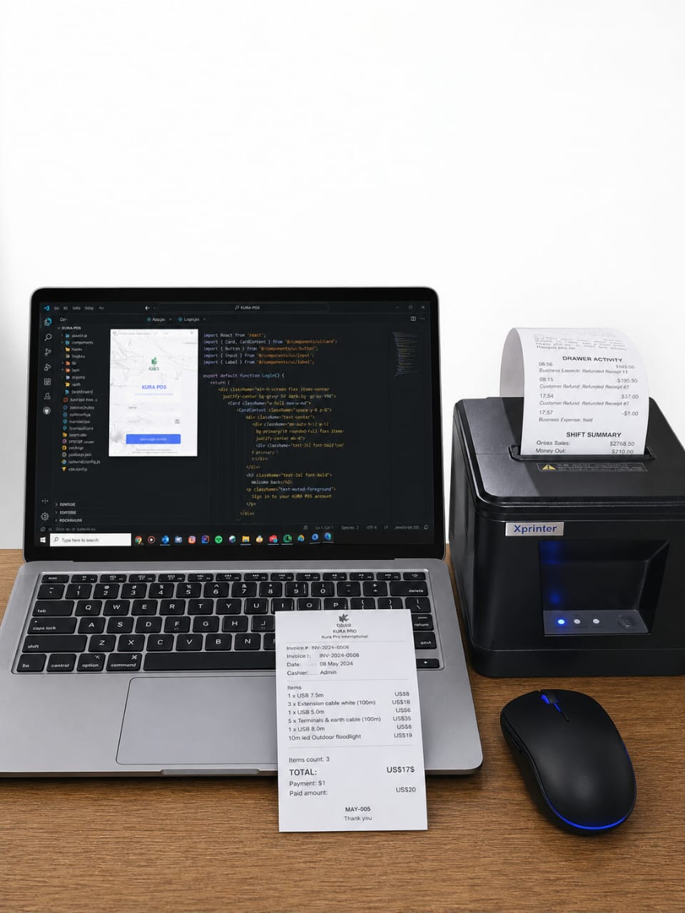 Desktop POS System Screenshot